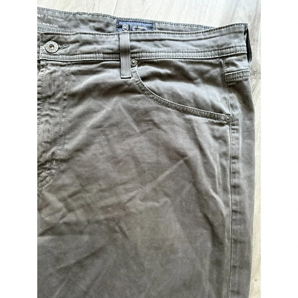 AG Jeans Adriano Goldschmied Pants Mens 38x32* Gray Everett Slim Straight Casual
